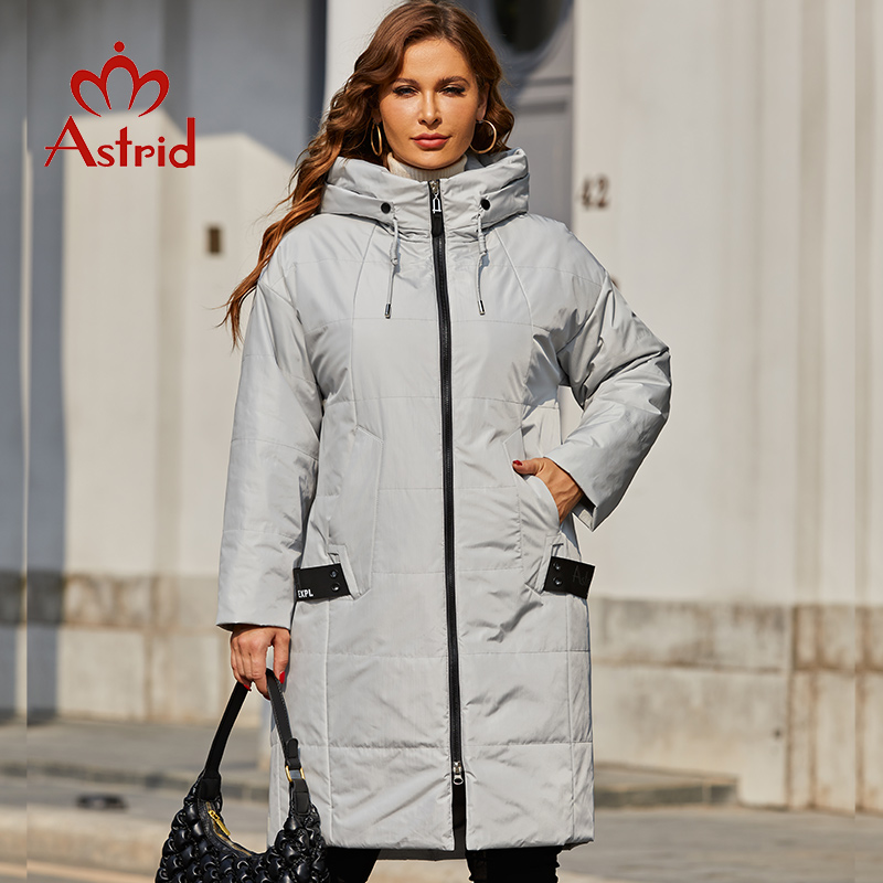 Women'S Fashion Quilted Jacket - معطف نسائي ربيعي Astrid موضة 2022