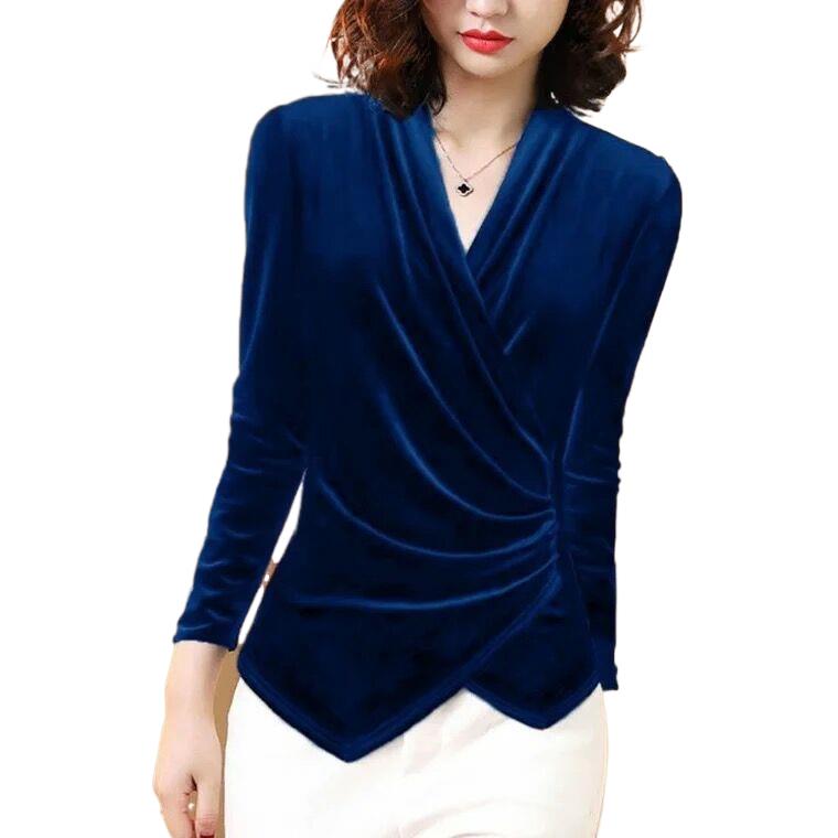 Velvet Blazer Women - بلوزة نسائية لخريف 2025 قميص مخملي