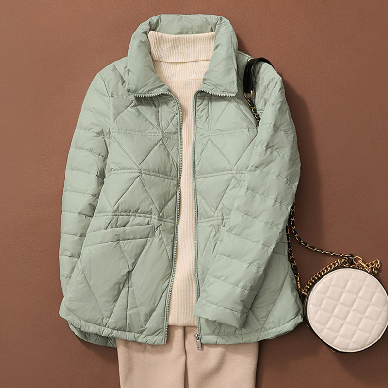 Women'S Fashion Quilted Jacket - SEDUTMO الشتاء بطة أسفل معطف المرأة