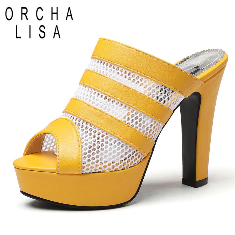 Women Fashion Brand - ORCHA LISA ماركة النساء الصنادل عالية