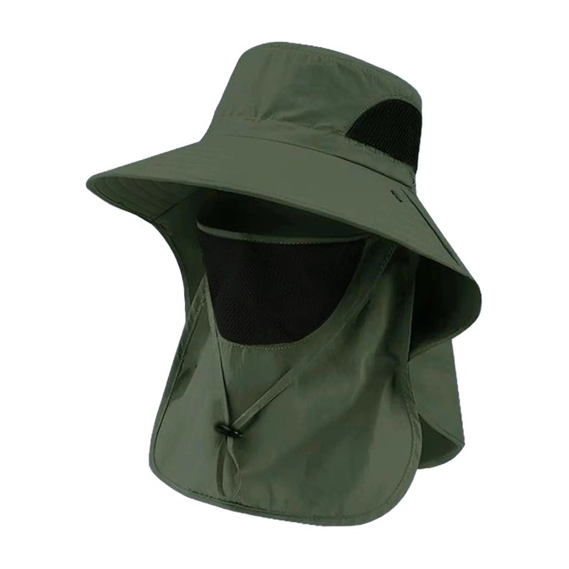 Bucket Hat Women - قبعة صيد من البوليستر مع غطاء