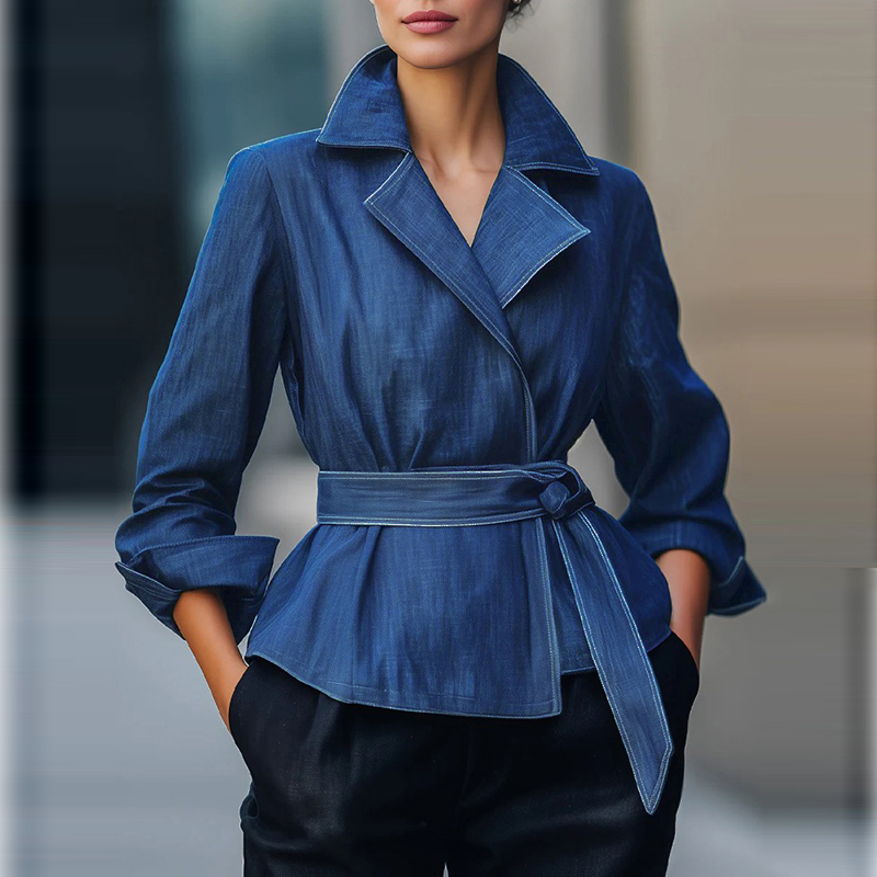 Women'S Fashion For 2026 - جاكيت جينز نسائي أنيق لخريف وربيع