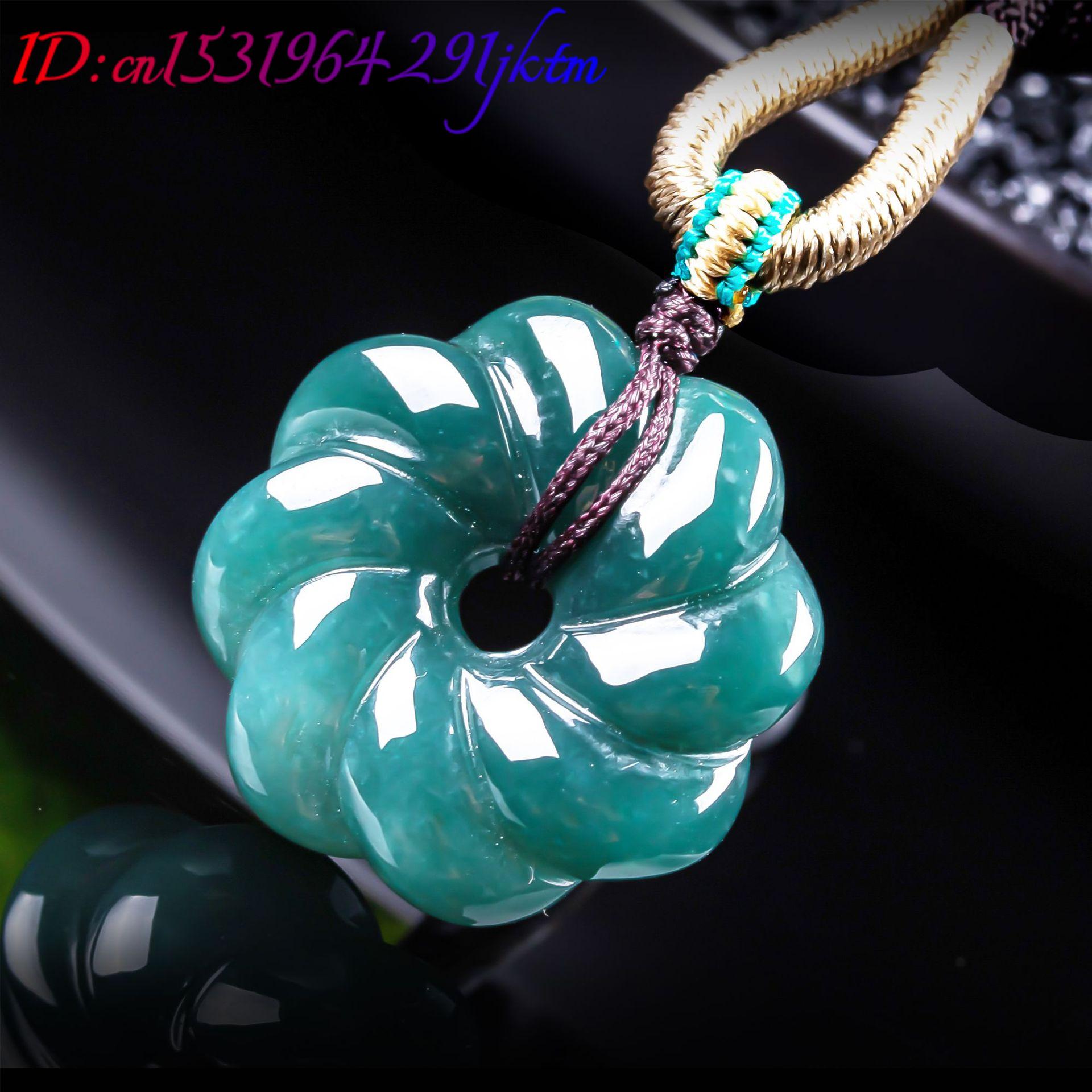 قلادة زهرة من اليشم البورمي ال - مراجعة Women'S Fashion Gifts وسعره