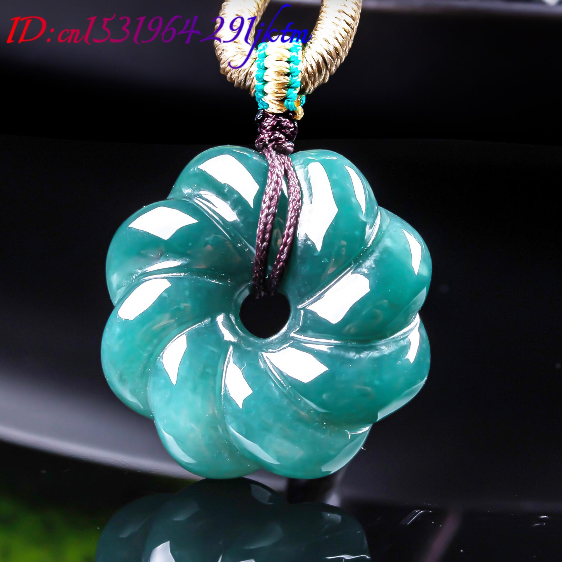 قلادة زهرة من اليشم البورمي ال - مراجعة Women'S Fashion Gifts وسعره