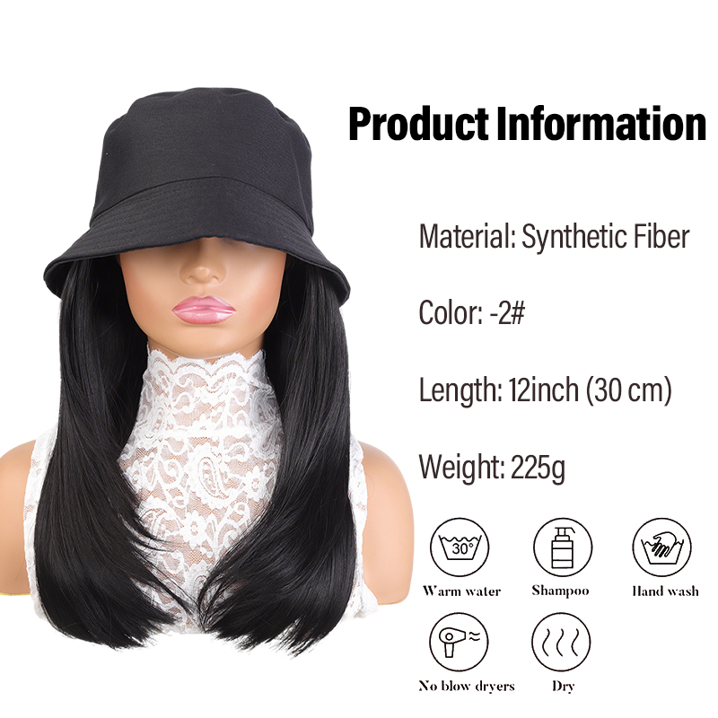 قبعة سوداء واقية من الشمس مع ش - مراجعة Bucket Hat Women وسعره