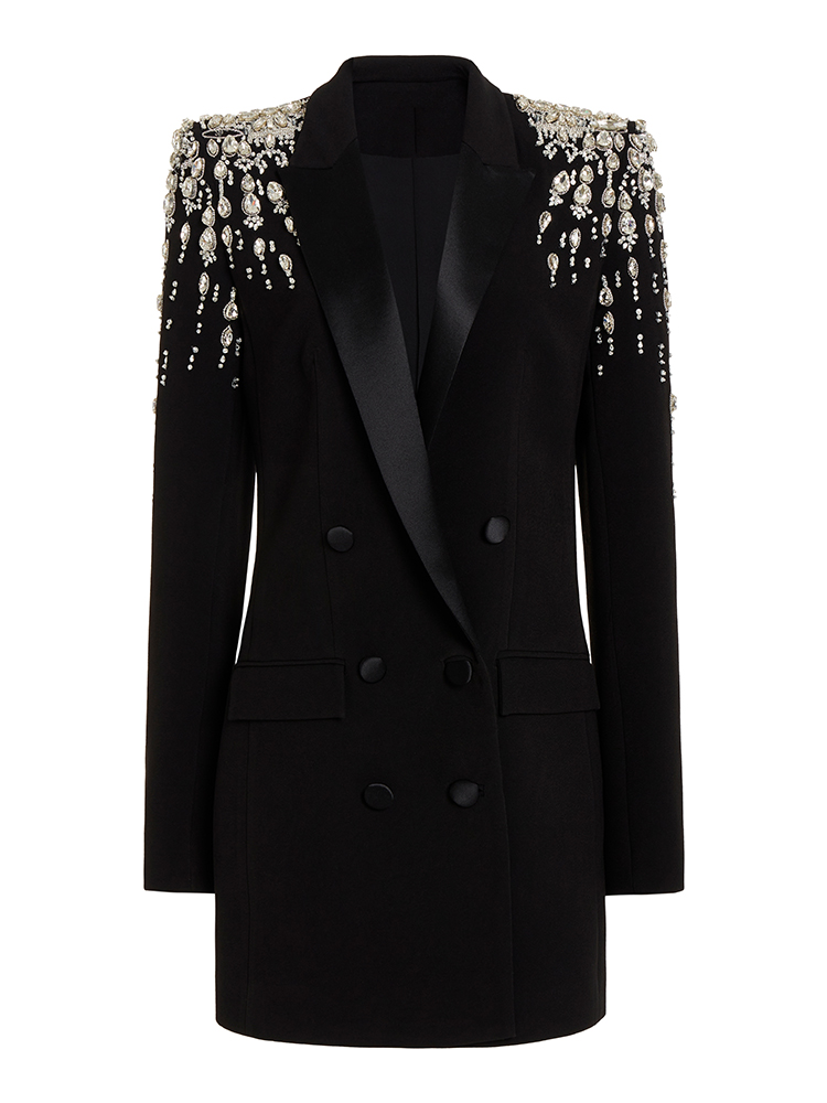 أحدث سترة نسائية من تصميم HIGH - مراجعة Velvet Blazer Women وسعره