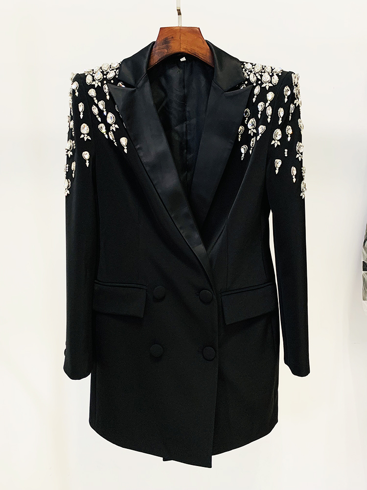 أحدث سترة نسائية من تصميم HIGH - مراجعة Velvet Blazer Women وسعره