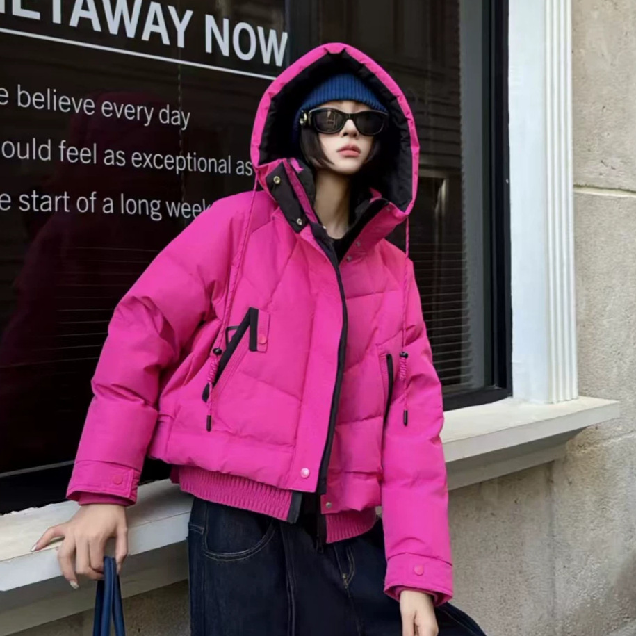 جاكيت نسائي شتوي سميك ودافئ بس - مراجعة Women'S Fashion Quilted Jacket وسعره