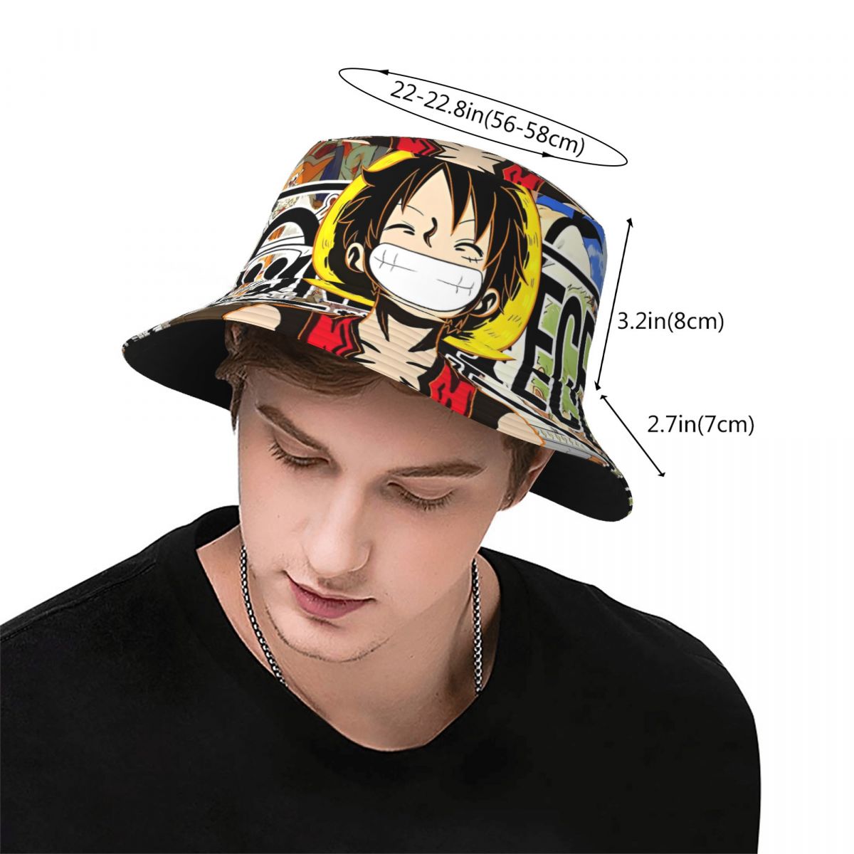 قبعات لوفي من O-one-piece-e لل - مراجعة Bucket Hat Women وسعره