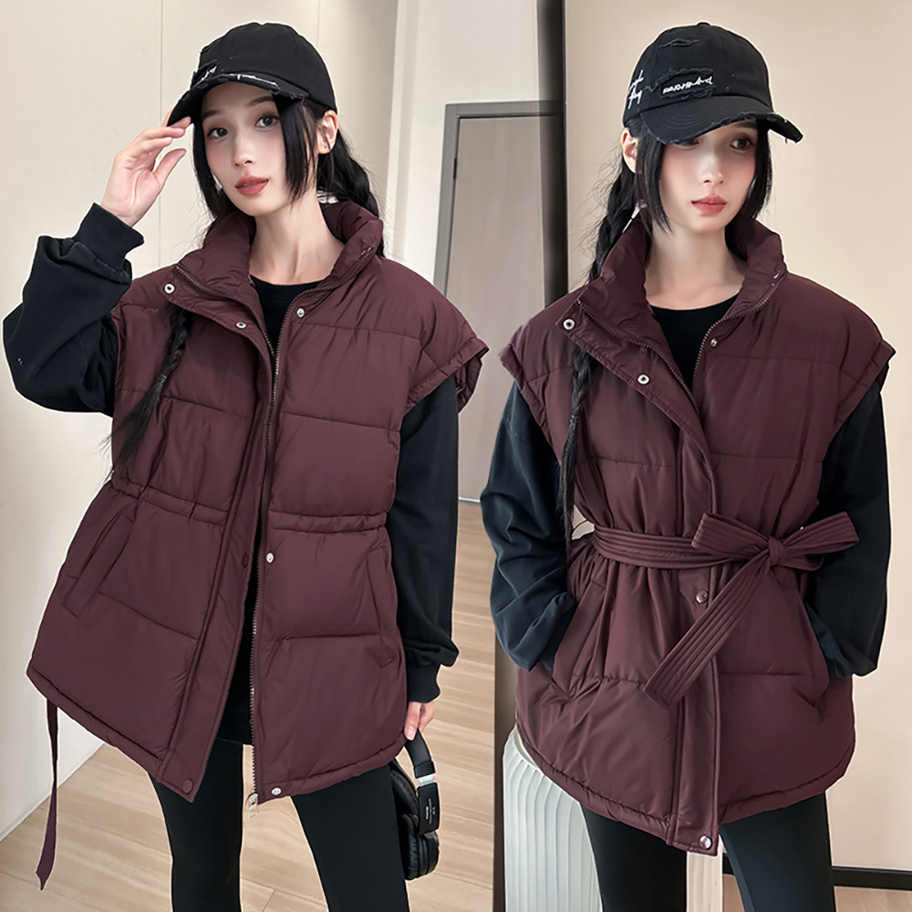 الخريف الشتاء حزام سترة قطن ضئ - مراجعة Women'S Fashion Quilted Jacket وسعره
