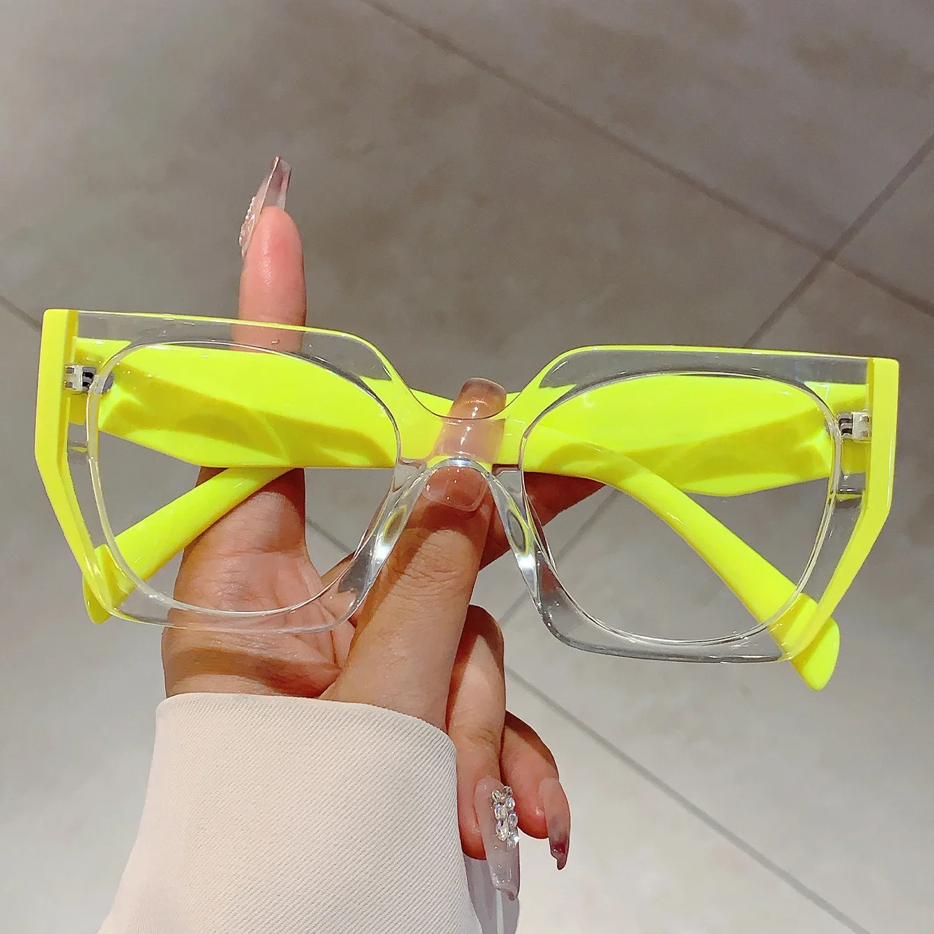 GM LUMIAS نظارات نسائية كبيرة  - مراجعة Women'S Fashion Glasses Non Prescription وسعره