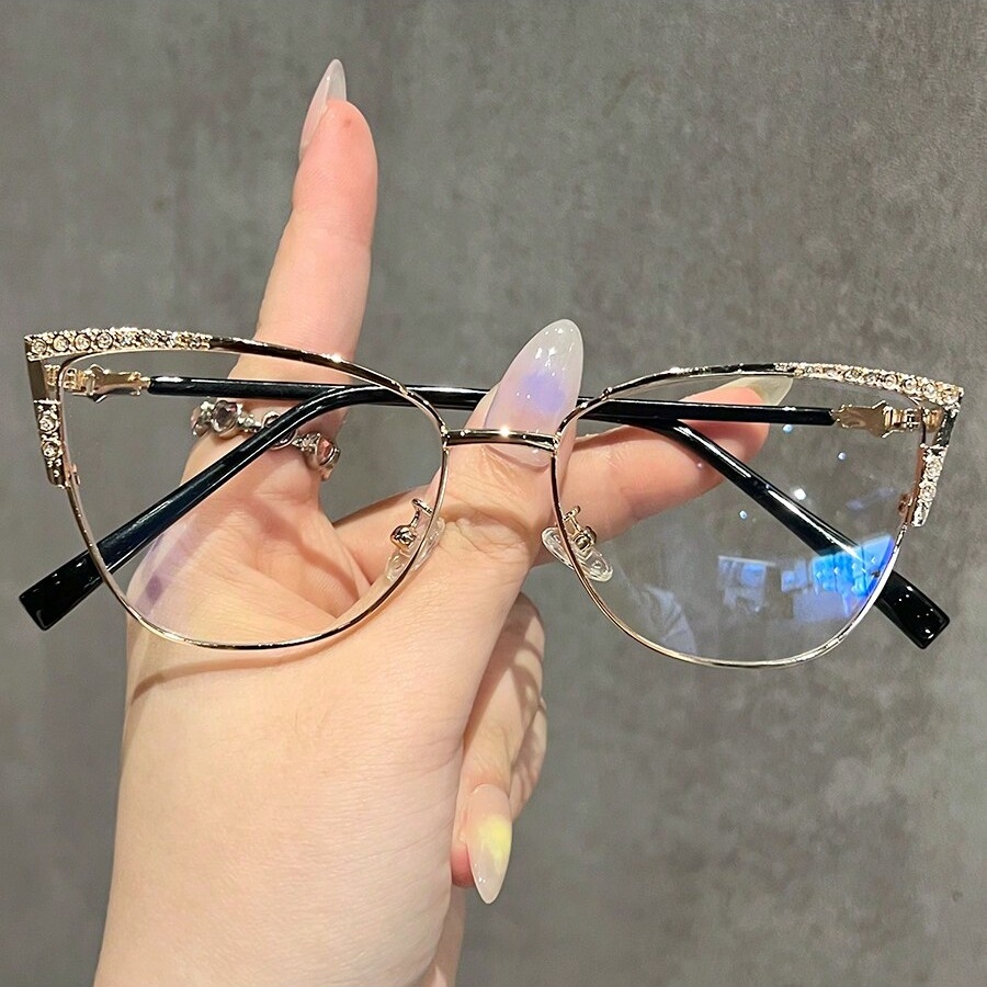 1 قطعة نظارات نسائية عصرية غير - مراجعة Women'S Fashion Glasses Non Prescription وسعره