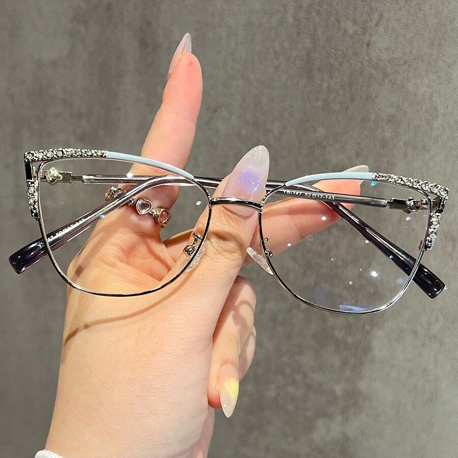 1 قطعة نظارات نسائية عصرية غير - مراجعة Women'S Fashion Glasses Non Prescription وسعره