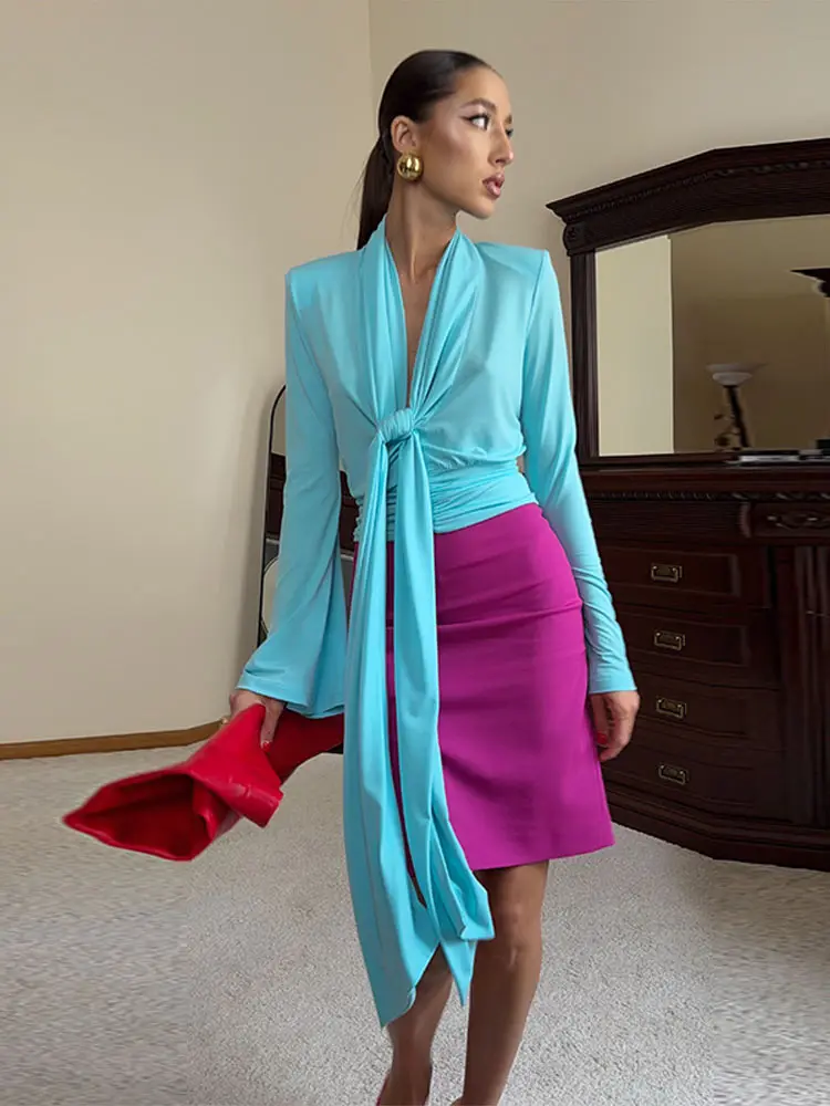 فستان نسائي أنيق بياقة وشاح مط - مراجعة Women'S Fashion For 2026 وسعره