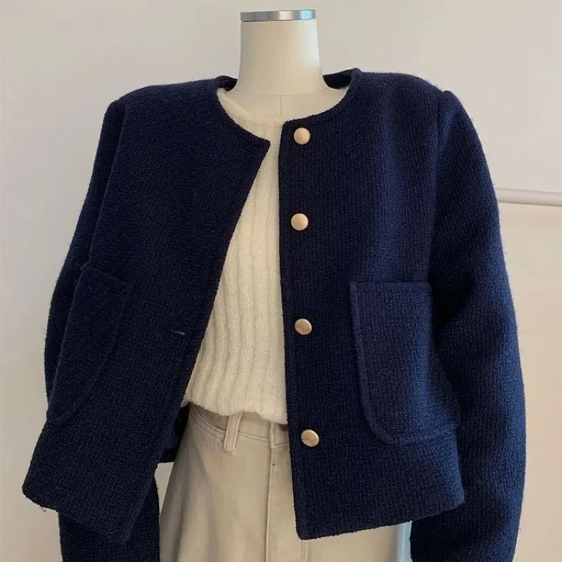 سترة تويد زرقاء أرجوانية بتصمي - مراجعة Women'S Fashion Quilted Jacket وسعره