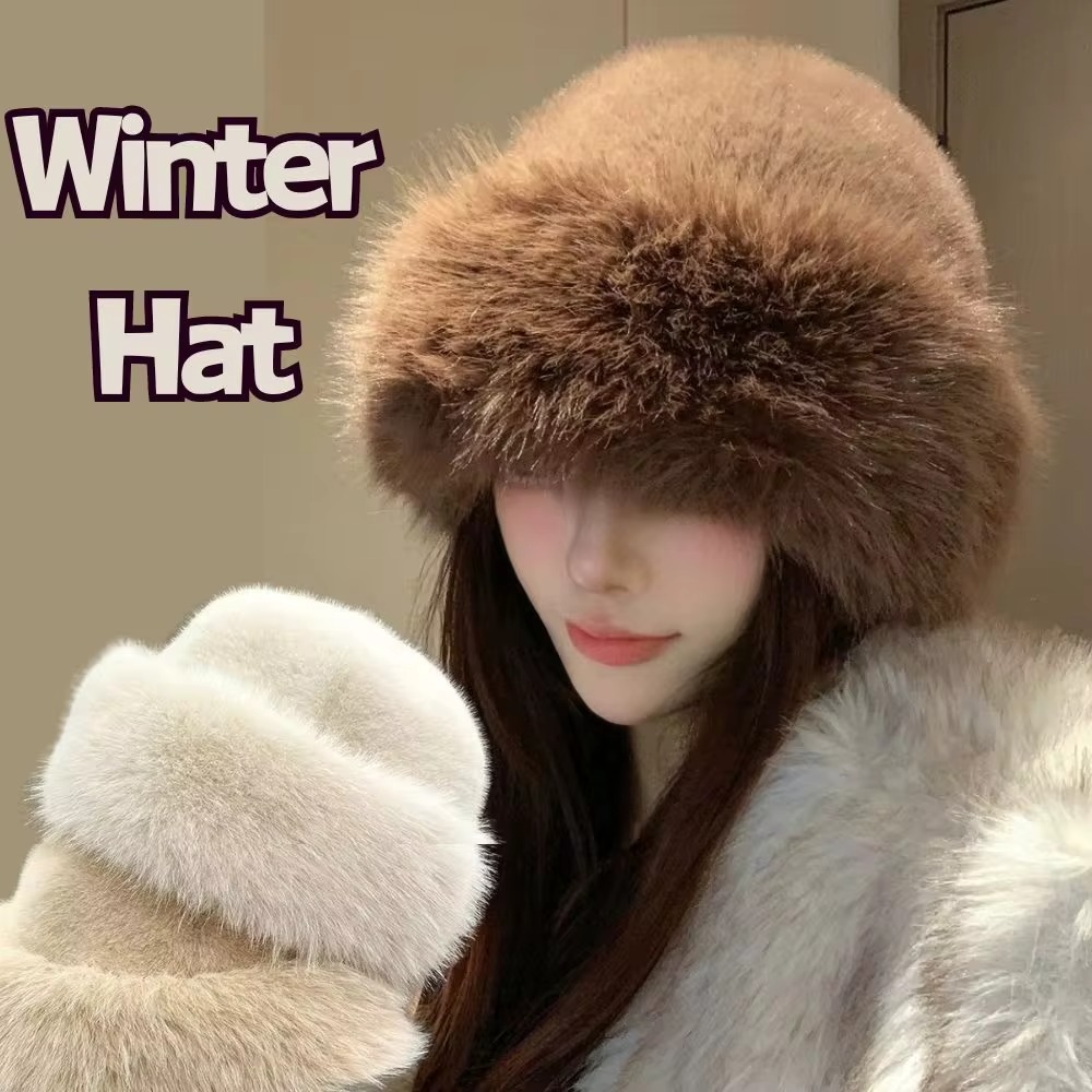 قبعة صياد جديدة دافئة وناعمة م - مراجعة Bucket Hat Women وسعره