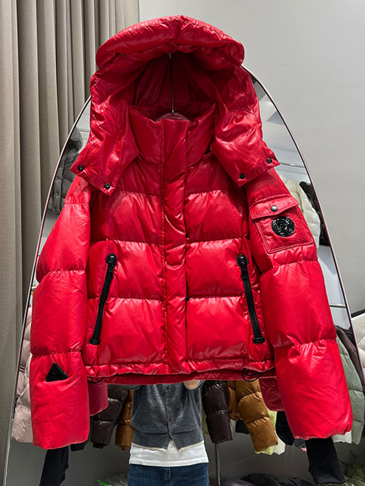 معطف نسائي بزغب بطة بيضاء ، مع - مراجعة Women'S Fashion Quilted Jacket وسعره