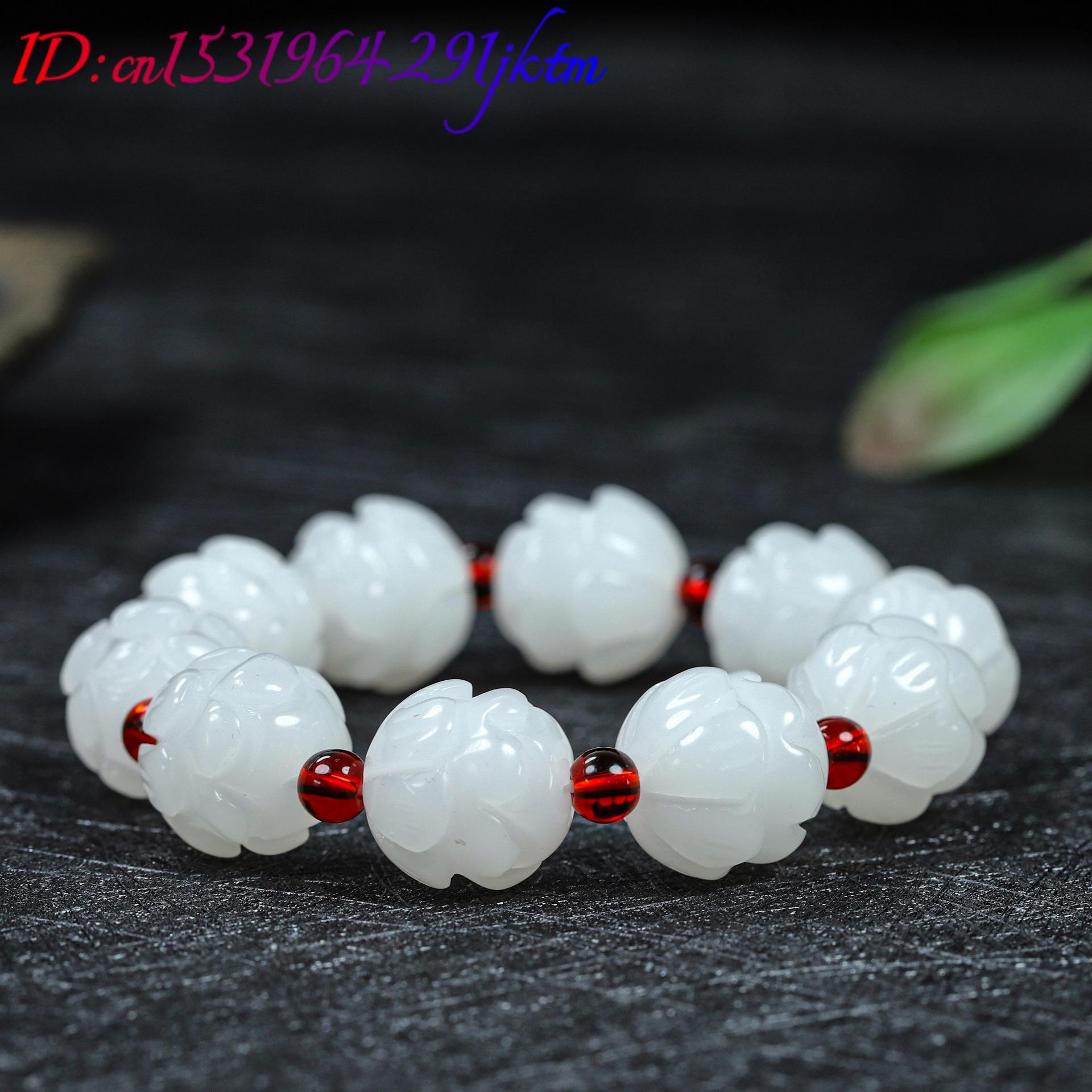 إكسسوارات سوار اللوتس من اليشم - مراجعة Women'S Fashion Gifts وسعره