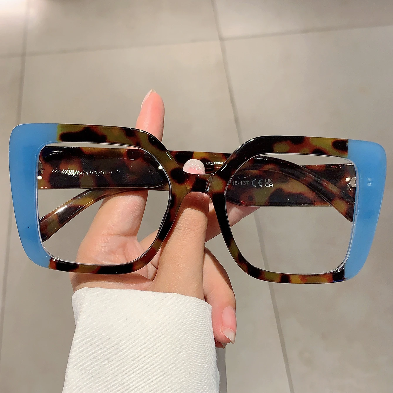 GM LUMIAS نظارات مربعة كبيرة ا - مراجعة Women'S Fashion Glasses Non Prescription وسعره