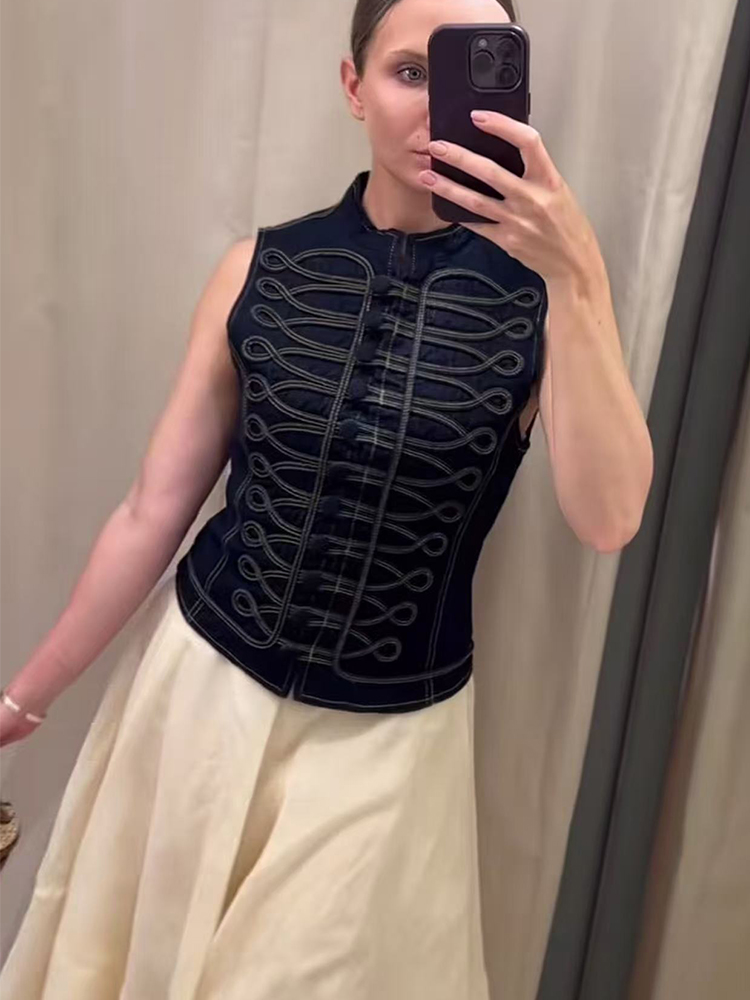 سترة نسائية من الدنيم بتصميم ع - مراجعة Women'S Fashion Quilted Jacket وسعره