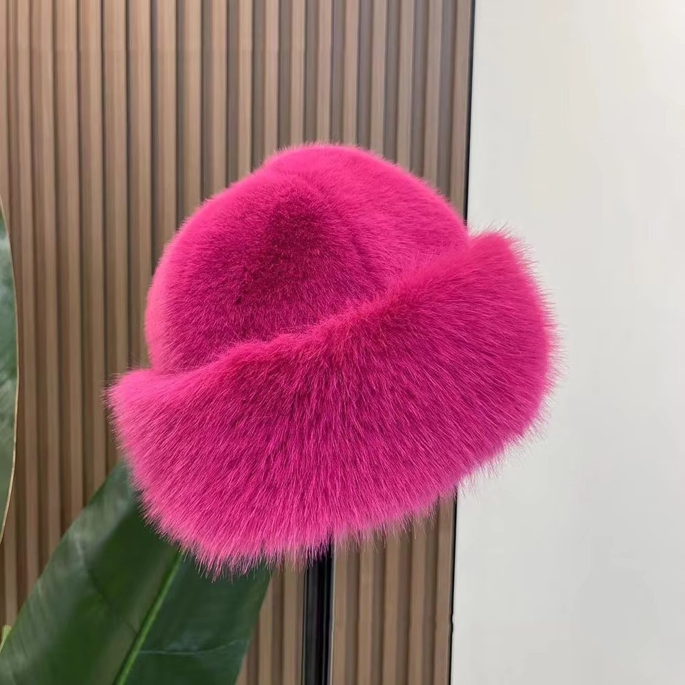 قبعة شتوية جديدة من الفرو المن - مراجعة Bucket Hat Women وسعره
