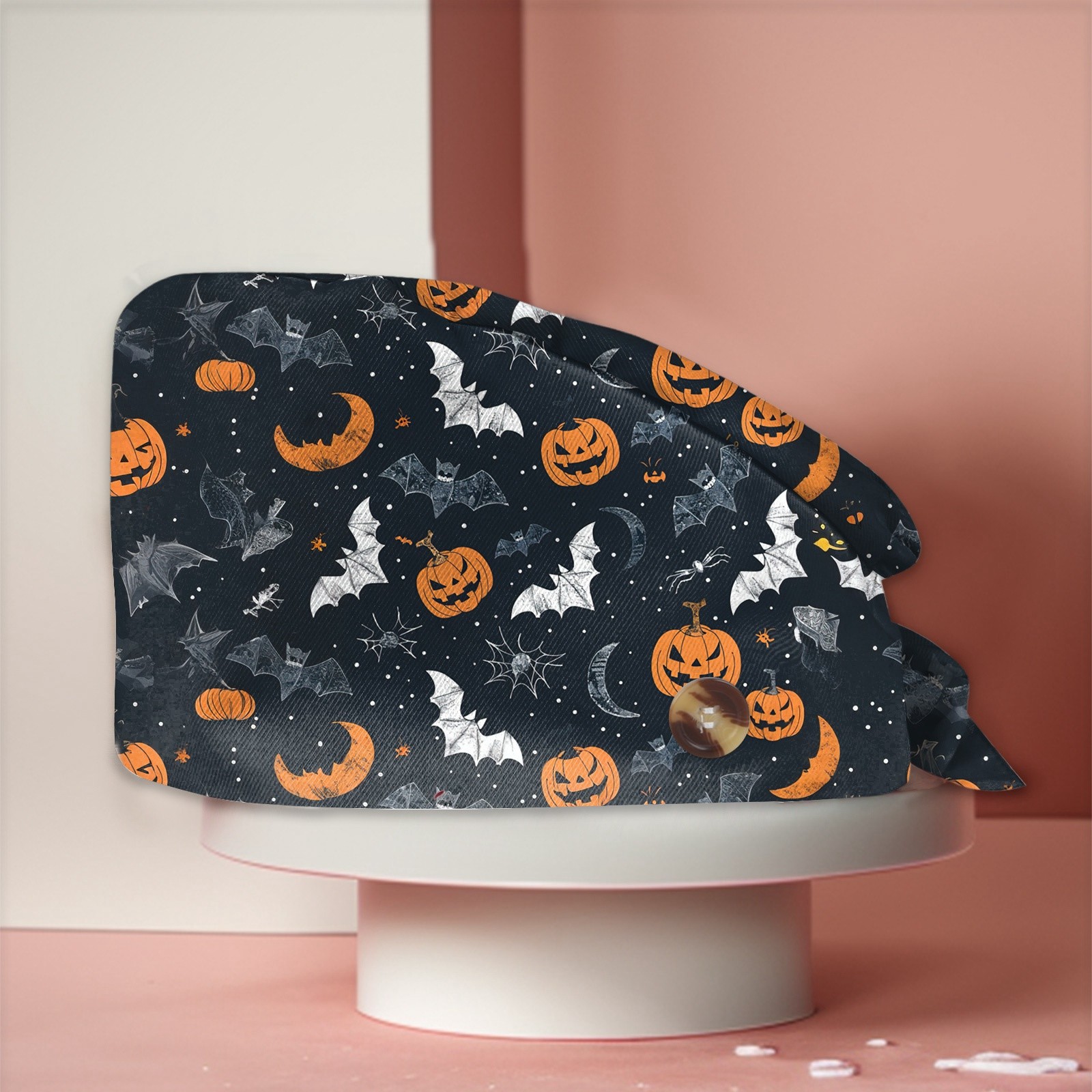 هالوين ممرضة قبعة لطيف الكرتون - مراجعة Bucket Hat Women وسعره