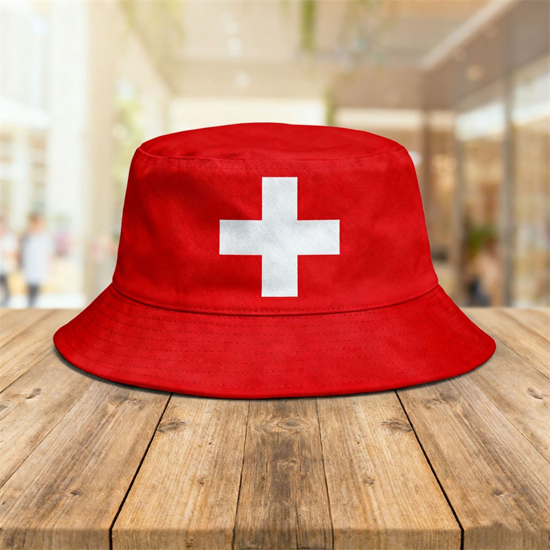 قبعة صياد بتصميم أعلام 26 دولة - مراجعة Bucket Hat Women وسعره