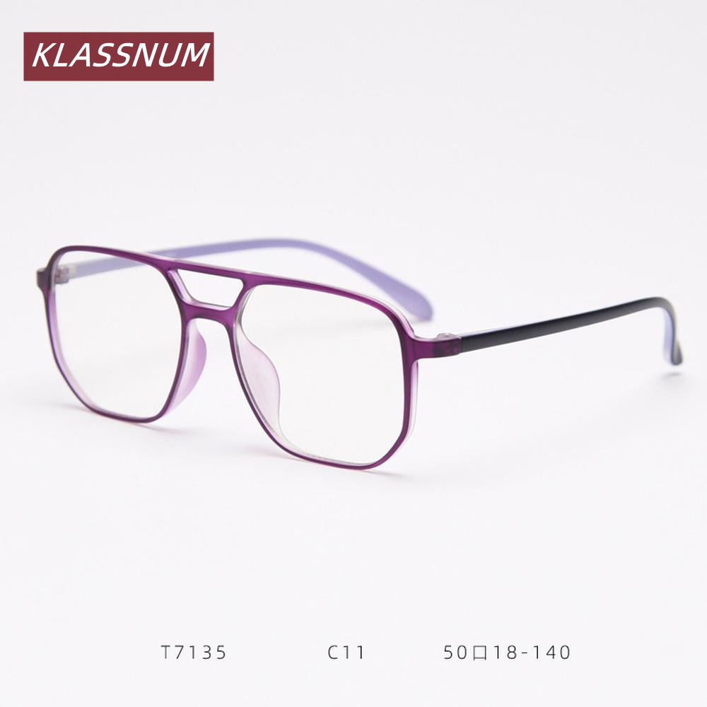 إطار نظارات مربع بجسر مزدوج من - مراجعة Women'S Fashion Glasses Non Prescription وسعره