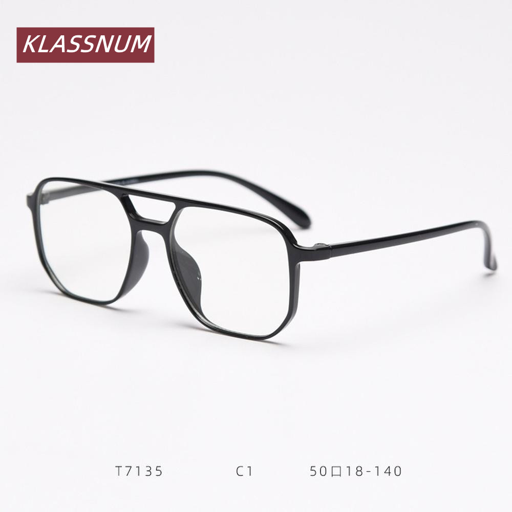إطار نظارات مربع بجسر مزدوج من - مراجعة Women'S Fashion Glasses Non Prescription وسعره