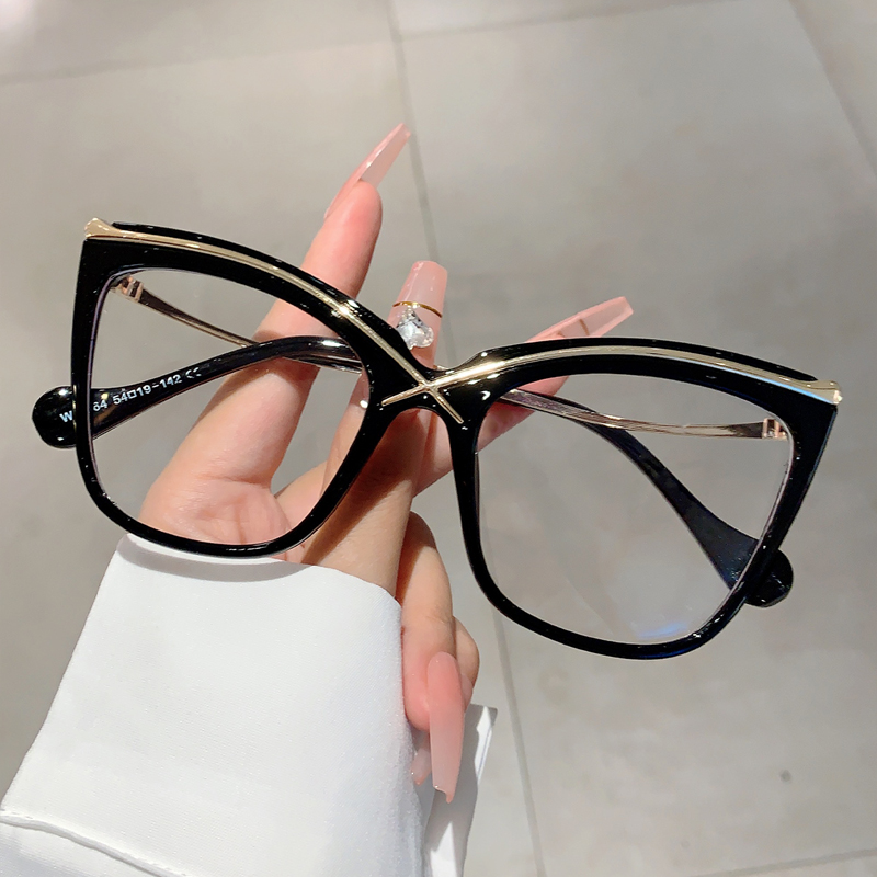 KAMMPT نظارات عين القطة كبيرة  - مراجعة Women'S Fashion Glasses Non Prescription وسعره