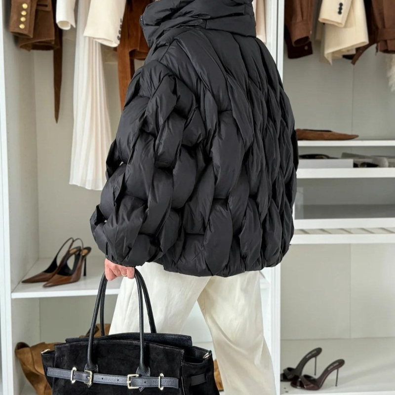 سترة نسائية مبطنة من القطن بأك - مراجعة Women'S Fashion Quilted Jacket وسعره