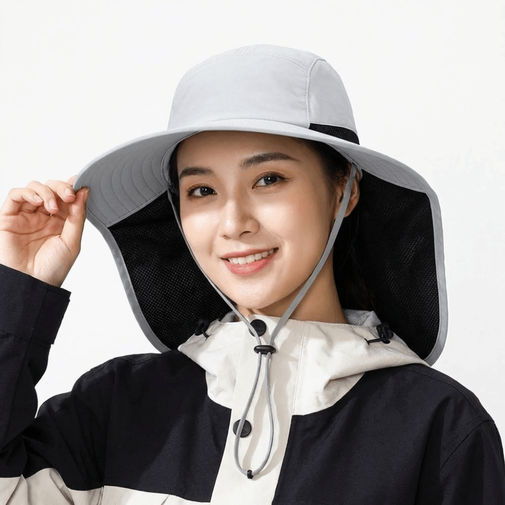 قبعة شمسية واسعة الحواف للأنشط - مراجعة Bucket Hat Women وسعره