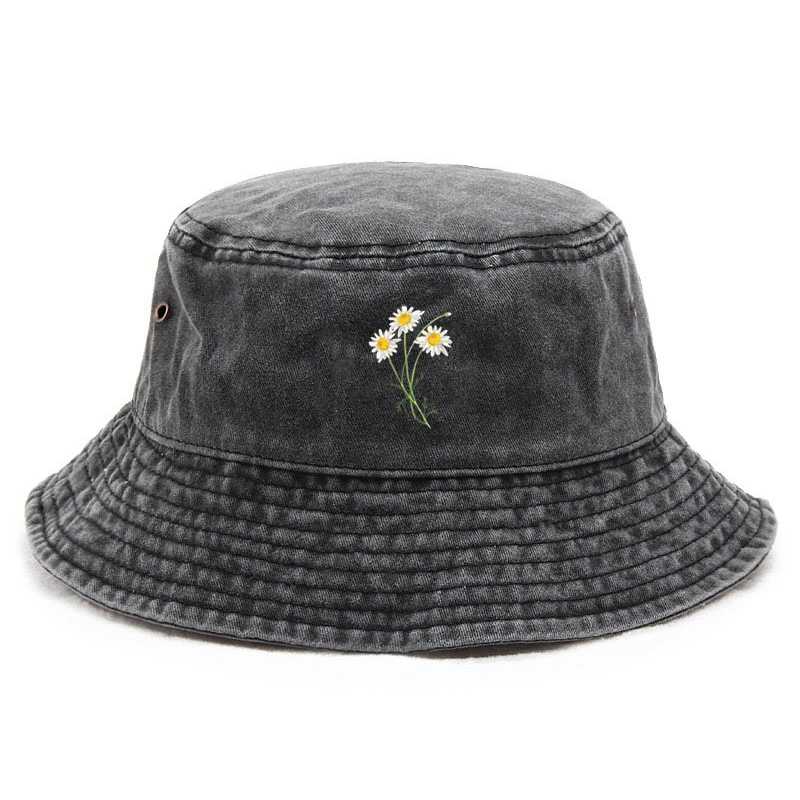 تخصيص زهرة القطن غسلها قبعة بح - مراجعة Bucket Hat Women وسعره